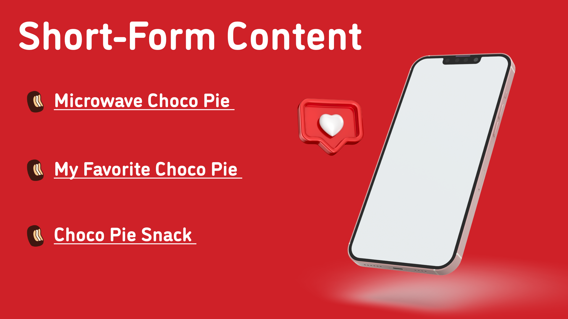 Choco Pie Video Playlist